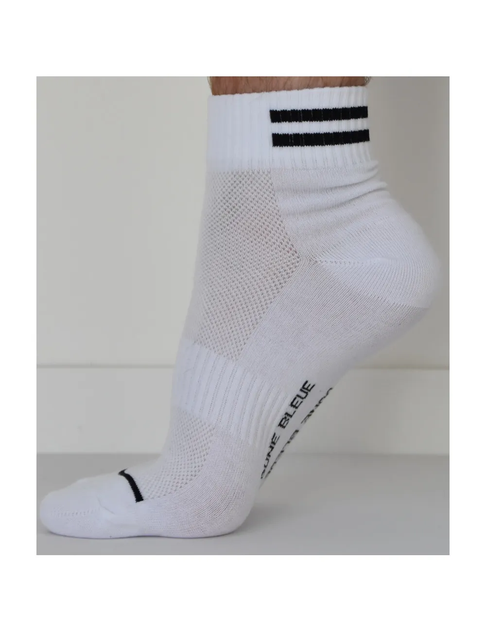 2-pack white short sports socks