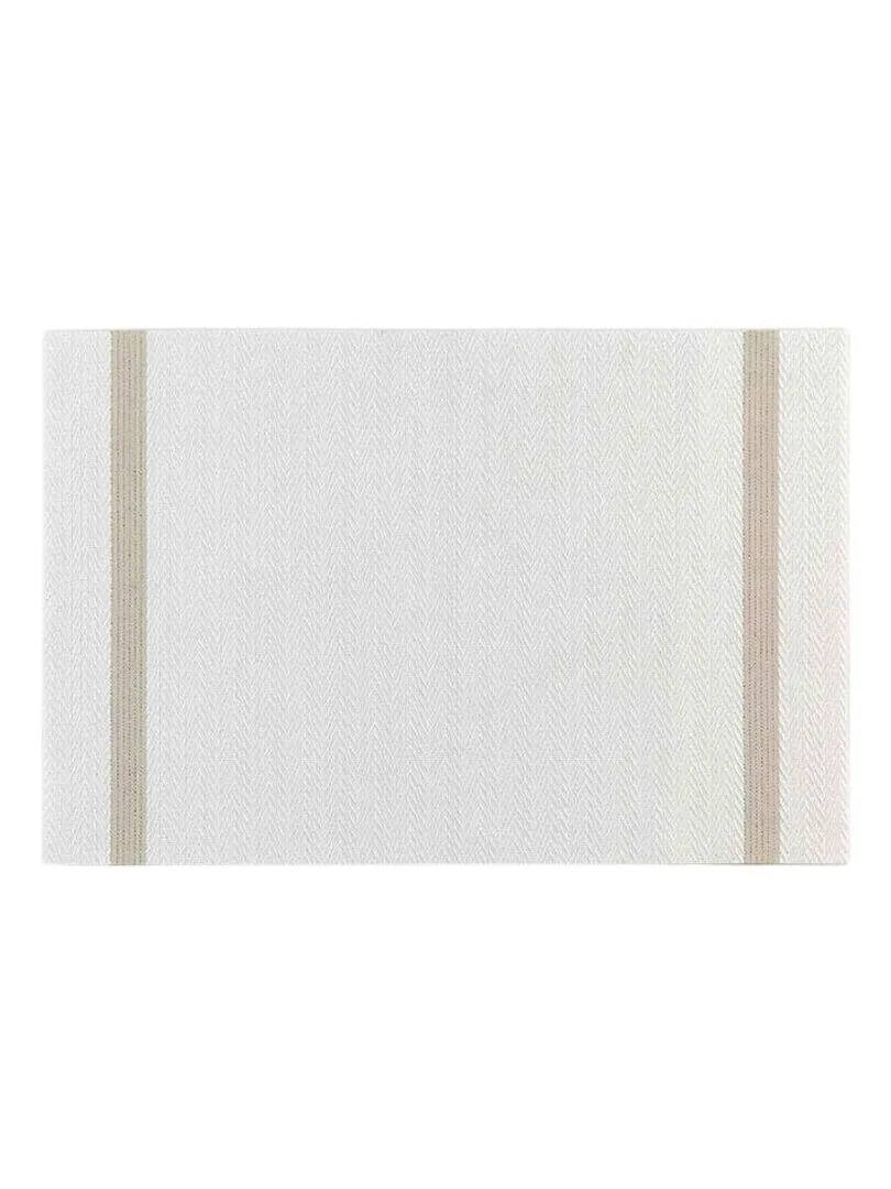 6 White Goldira Placemat Sets