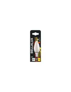 bellalux led dépoli flamme e14 2.5w chaud 250lm - bellalux