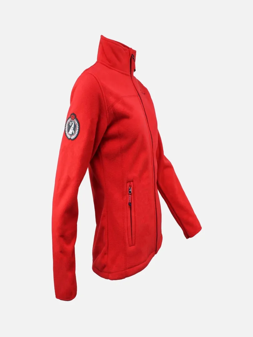 Blouson polaire femme ACIMER - Rouge