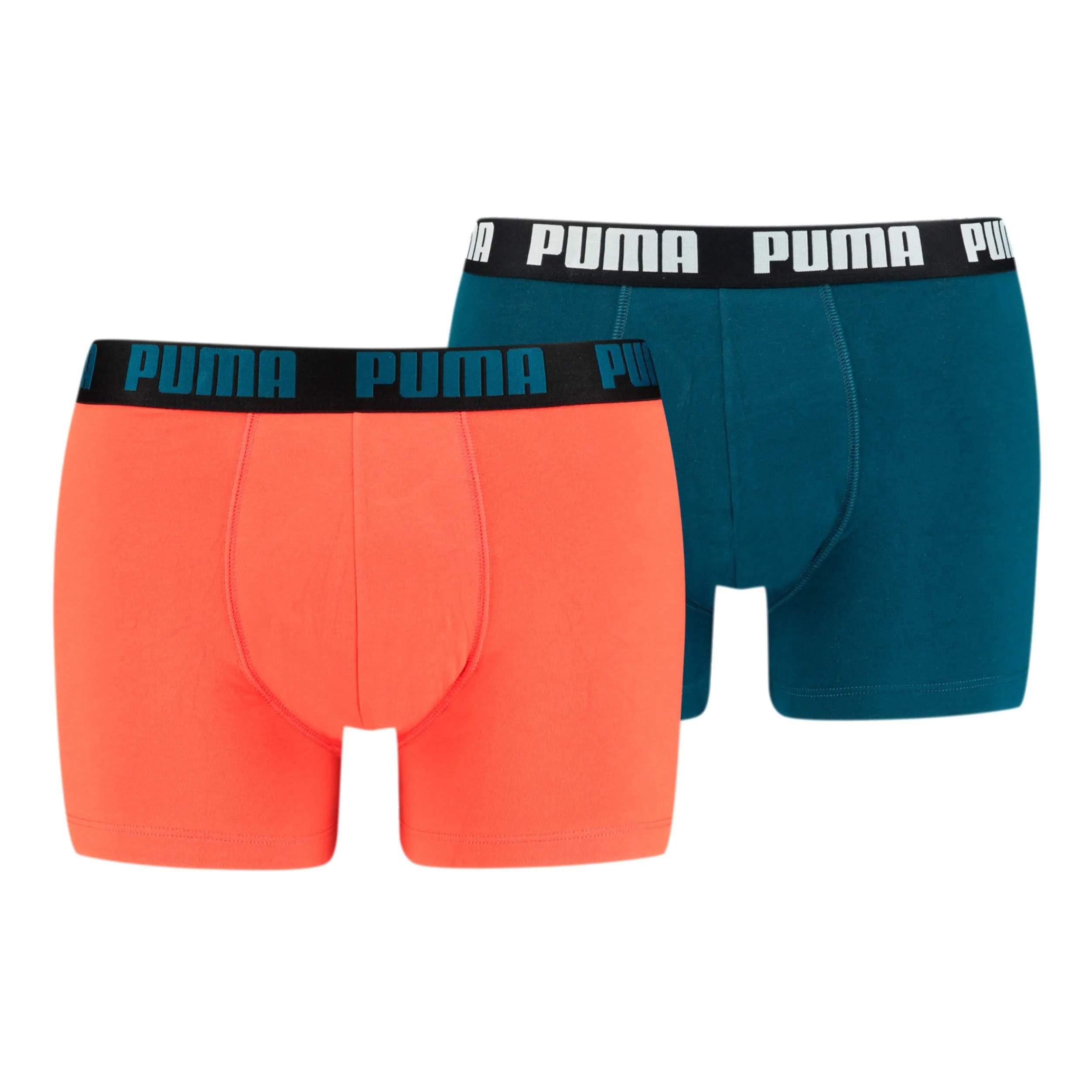 Boxer Basic Puma rouge et bleu Lot de 2 shorty boxers vente