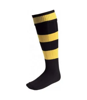 Men's Black/Amber Euro Socks by Carta Sport