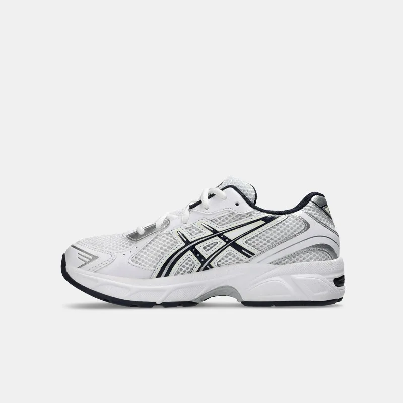 Chaussures garçon Asics Gel-1130 GS - White/Black - 1204A163-101