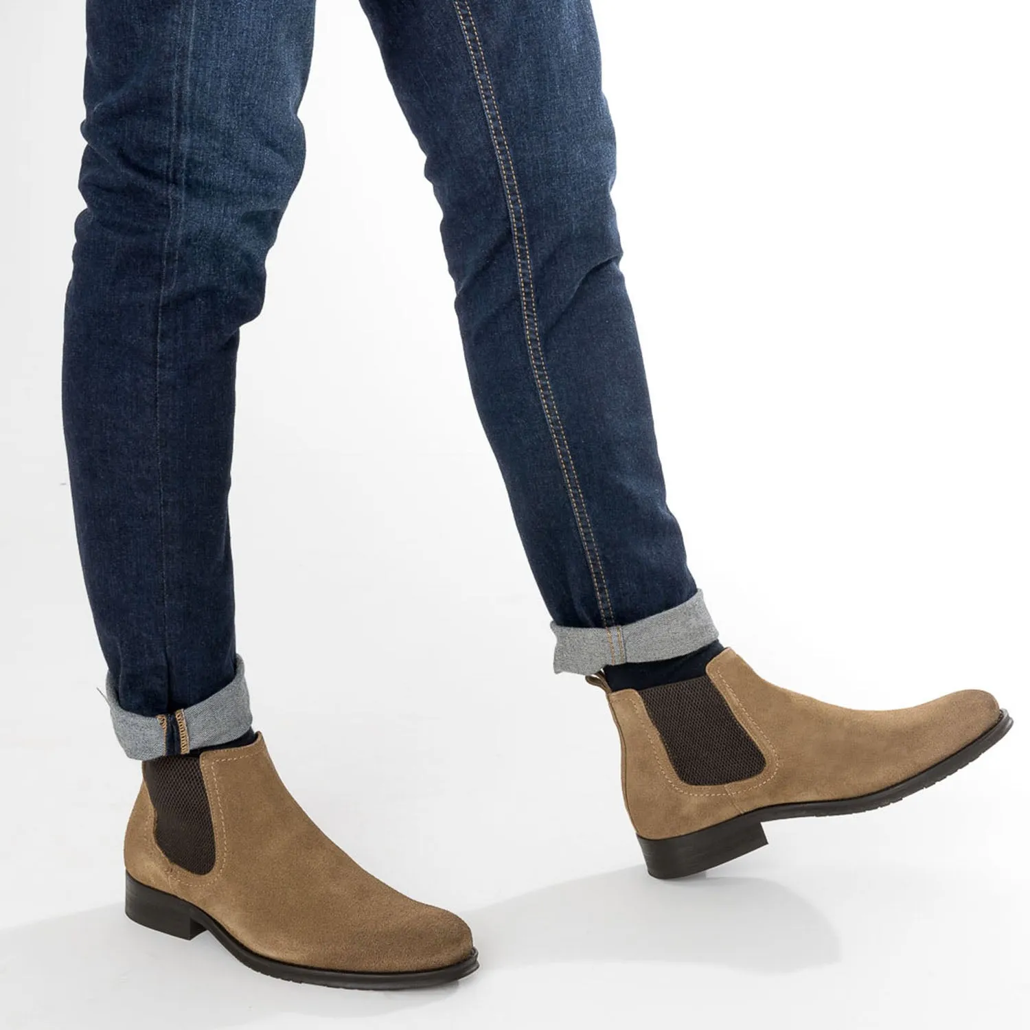 Chelsea boots camel suede leather - Men's Boots | ERAM