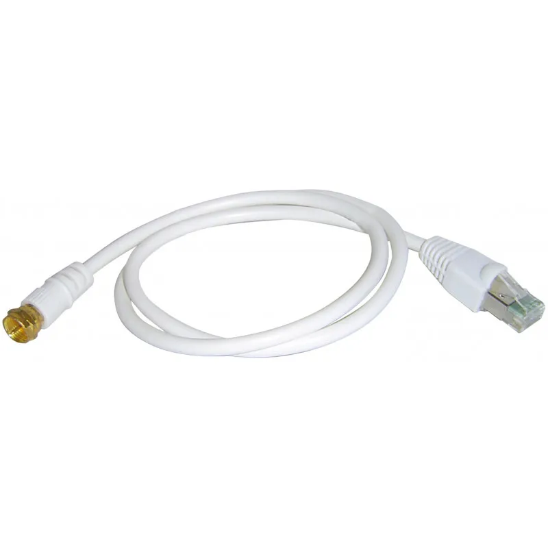 Cordon de liaison Fiche F/RJ45 Lg 0,7 m - Michaud - Q246