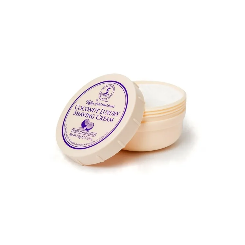 Crème à Raser "Coconut" en Bol - Taylor