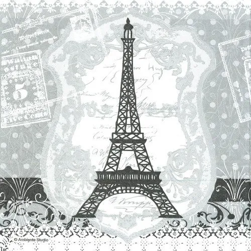 Eiffel Tower Retro Shabby Chic Napkin Holder