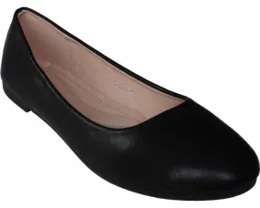 Flat Black Ballerina Shoes Size 36-40 on Ze-Beauty - Free Shipping.