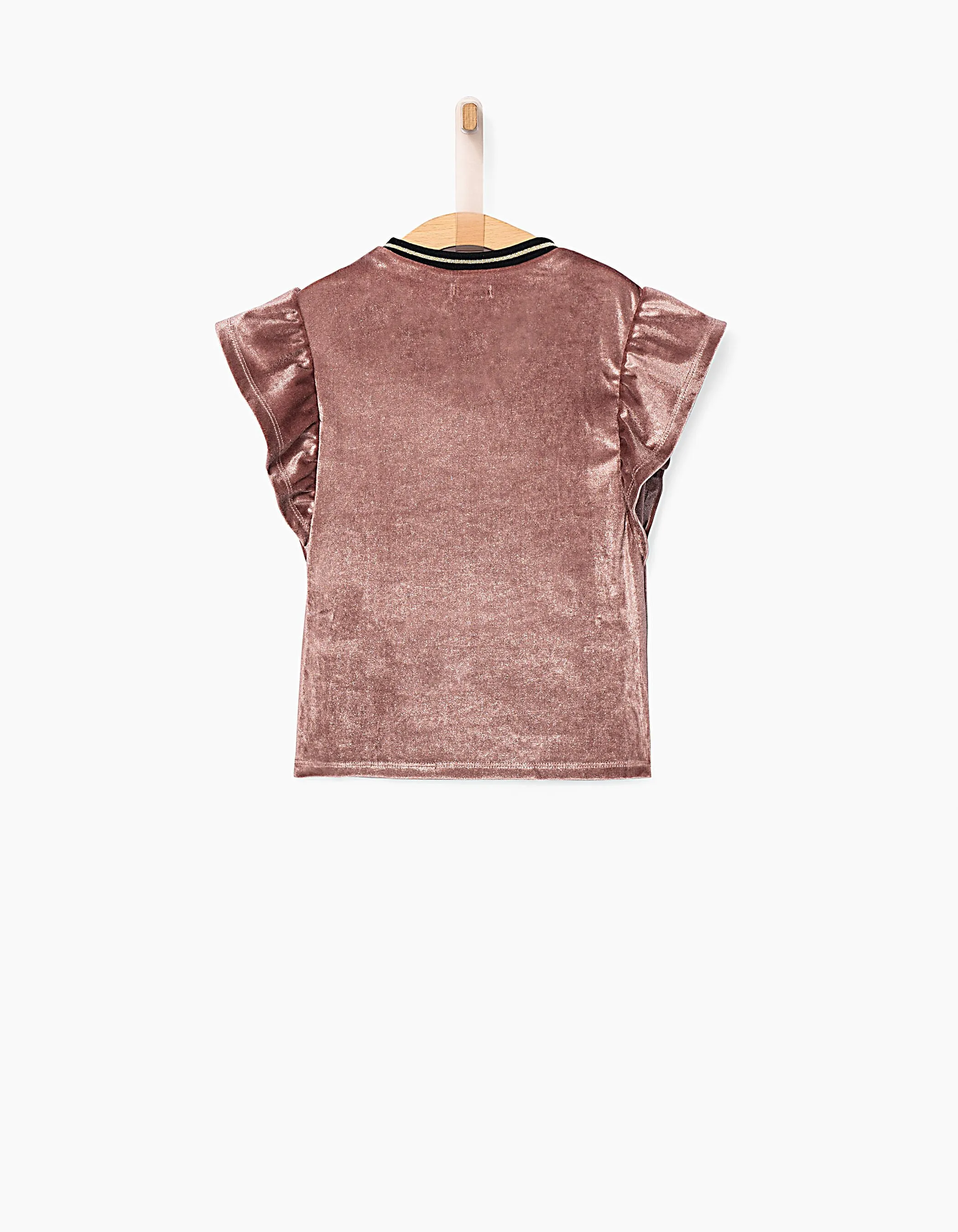 Girls' Velvet Crop Top