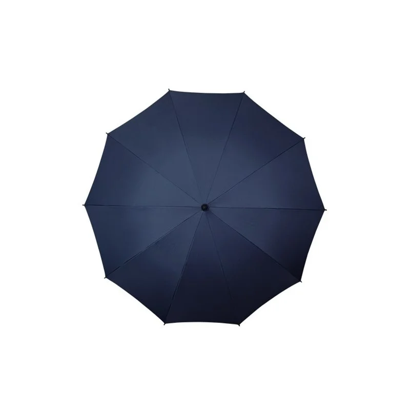Grand parapluie de golf manuel Falcone manche fibre de verre poignée caoutchouc noir - bleu foncé