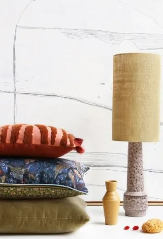 Hkliving Retro Stoneware Lamp - Mademoiselle C