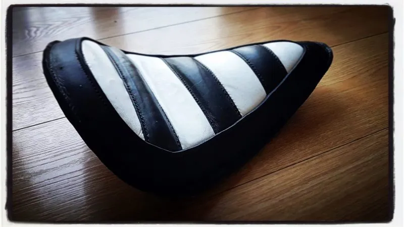 Hold fast leather saddle prisoner.