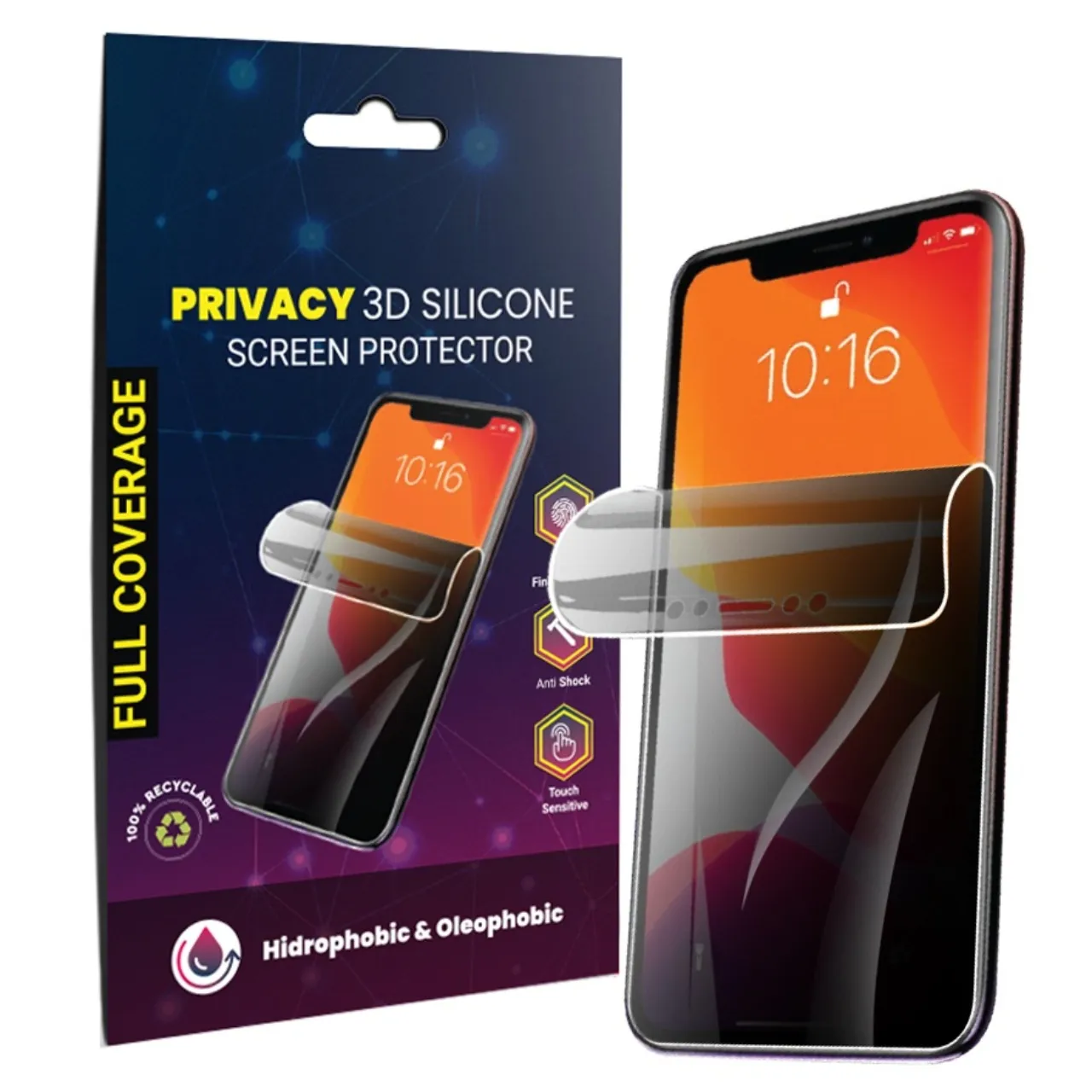 Lemontti Folie Silicon Privacy Xiaomi Redmi Note 11S