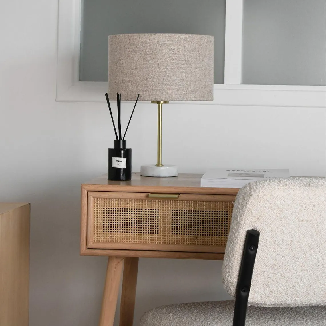 Linen Moon Phase Lampshade | 3 Suisses