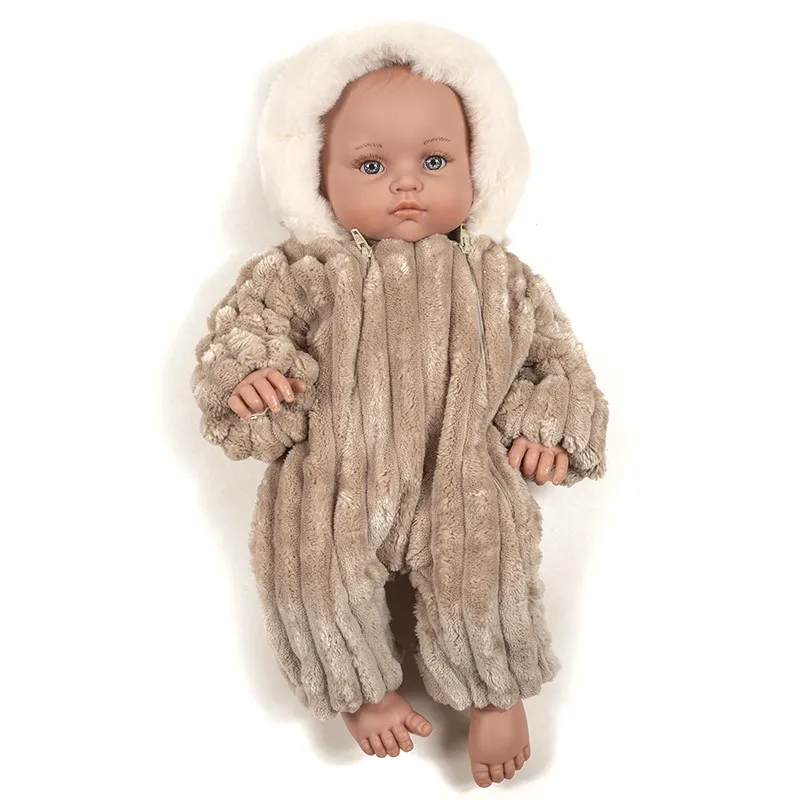 MINIKANE CARLOTA Velvet Pilot Jumpsuit for 47 cm Doll - littlecasba.com
