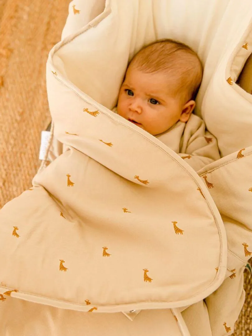 Nest ange strap infant car seat group 0+ Safari (39.4 inches) - Beige