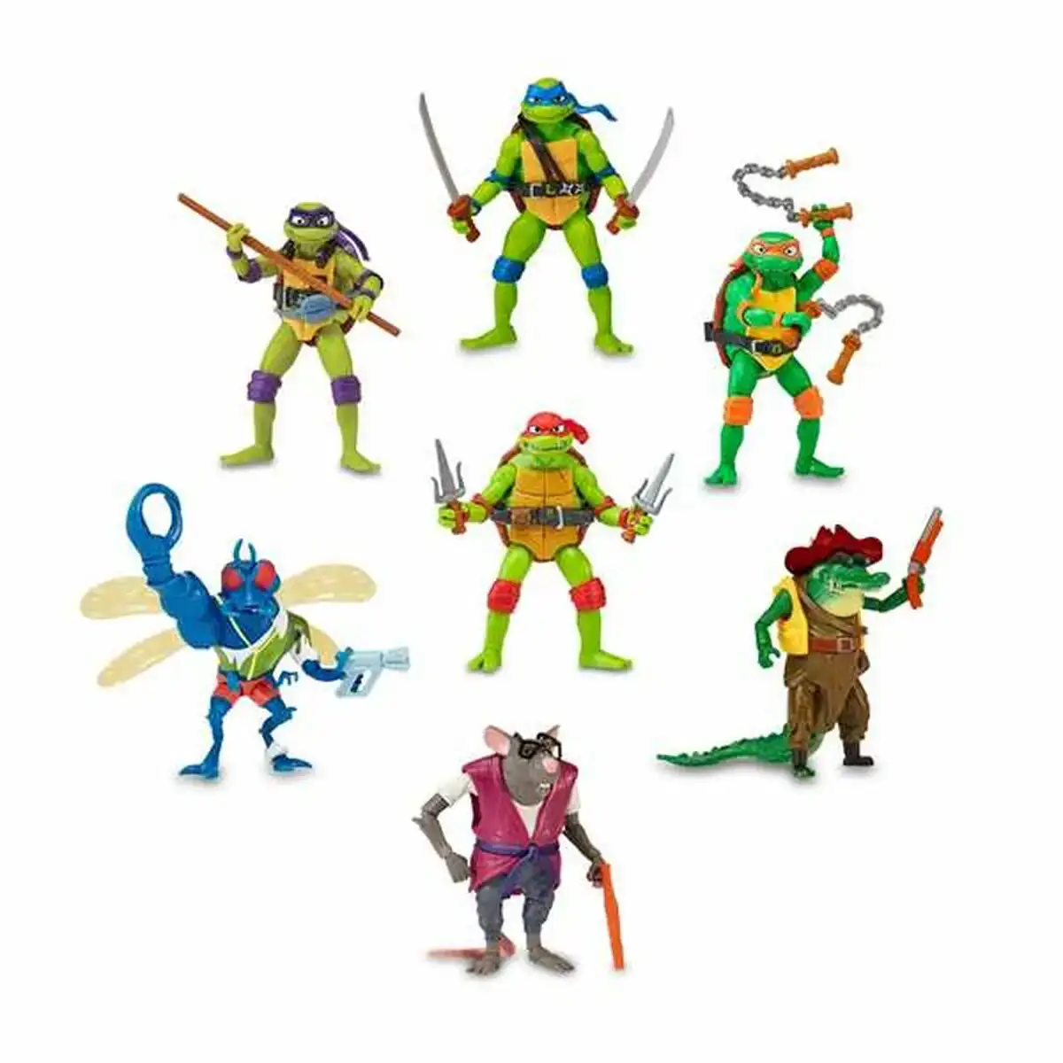 Personnage articulé Teenage Mutant Ninja Turtles 7 cm 