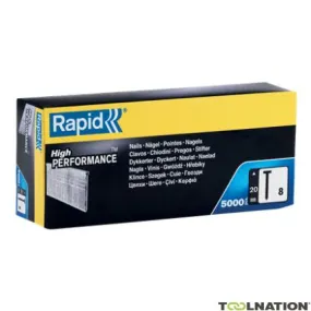 Rapid 40100533 No. 8 brads 20 mm  5.000 pièces, boîte