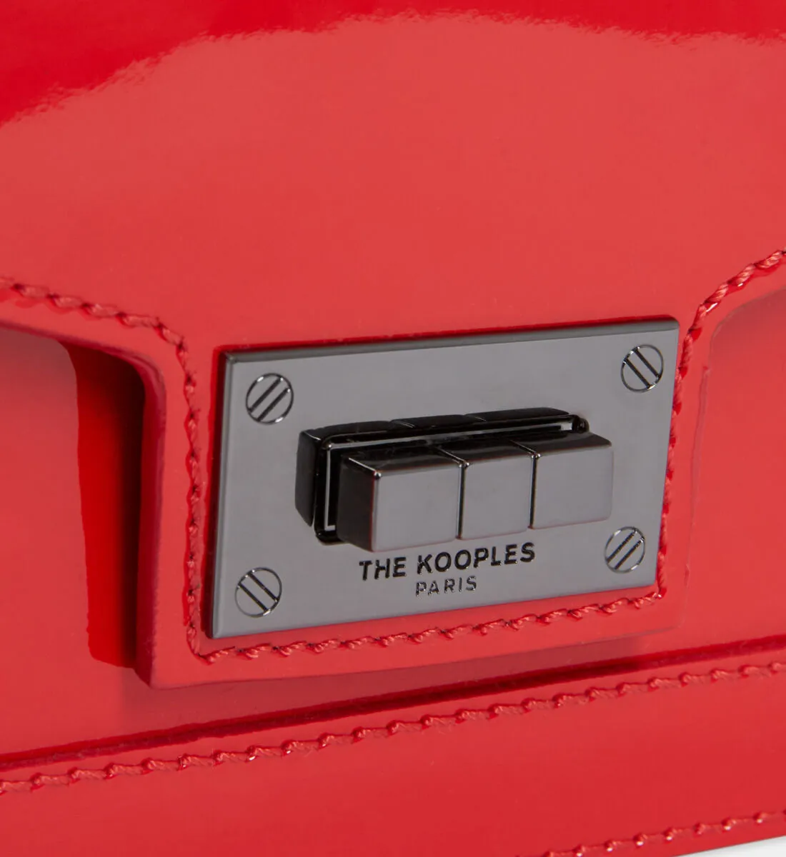 Red Leather Emily Belt