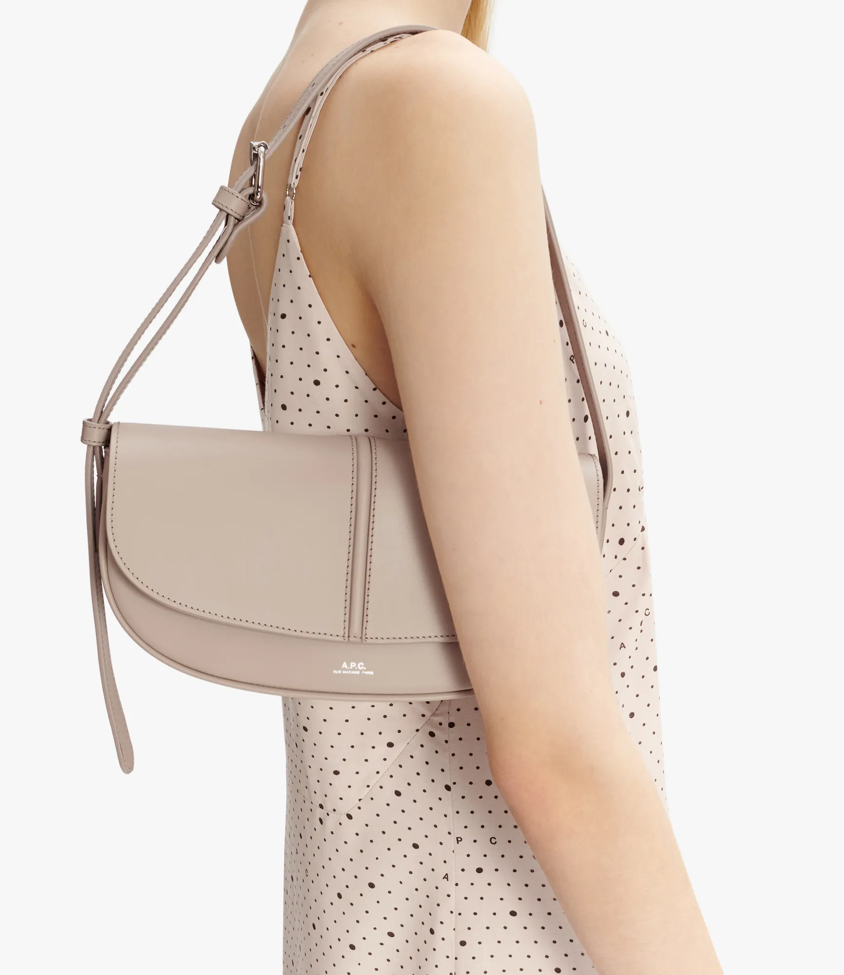Sac Betty Shoulder Beige nude | A.P.C.