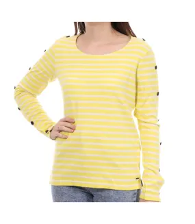 Yellow Striped Women's T-Shirt by Scotch & Soda