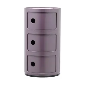 Table de chevet violet 3 tiroirsComponibili