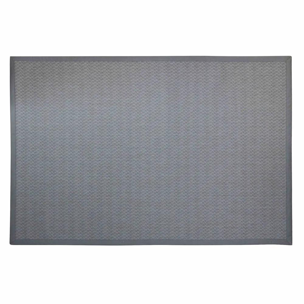Tapis barbecue et plancha en PVC noir 180x120cm oviala