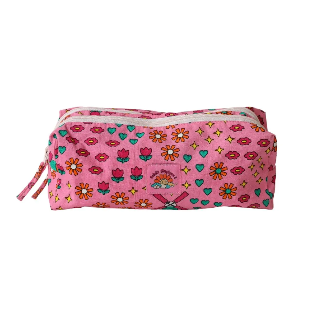 Tulips Double Zip Pouch - Zou Bisou Bisou! Le Petit Souk