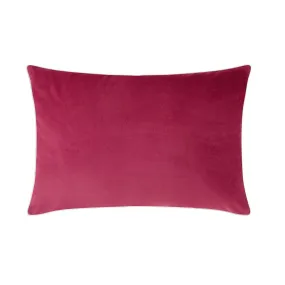 Velvet Purple Plain Cushion Cover | 3 Suisses