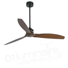 Ventilateur Just Fan Ø128cm moteur DC, noir et télécommande - Faro