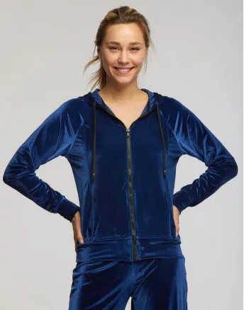 Veste à capuche en velours - NESS | Temps Danse