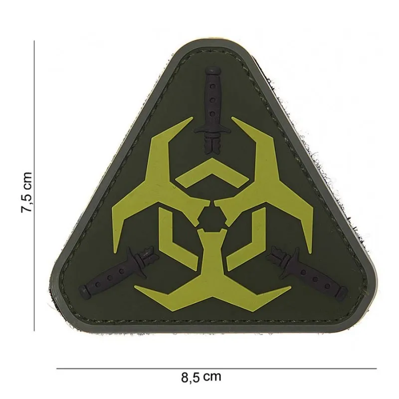 Yellow color 3D outbreak response patch